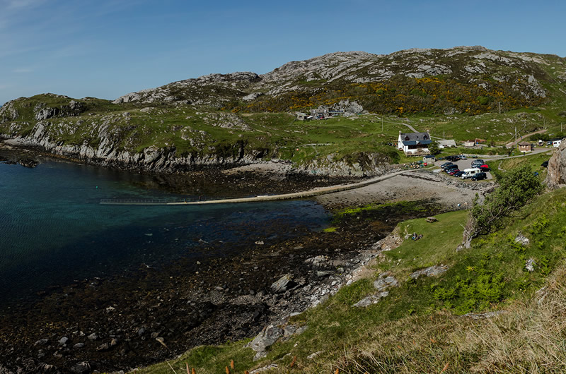 Shorehouse Seafood Restaurant Tarbet Scourie view